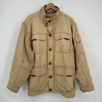 Cabela’s Jacket Mens 2XL Brown Tan Primaloft Sherpa Lined Chore Barn Field • $25