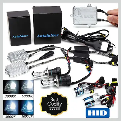 Hid Xenon Conversion Kit 9006 H1 H3 H4 H7 H11 9005 Headlight Bulb 55W Ballast 2x • £11