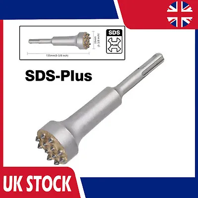 SDS PLUS Hammer Drill Chisel Alloy Point Groove Gouge Flat Round Masonry Bit  • £14.38