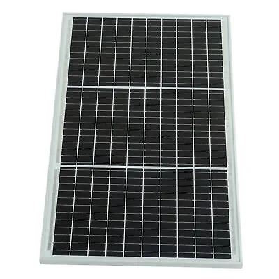 Solar Panel 40 Watt 18V High Efficiency Monocrystalline Solar Module RV • £150.64