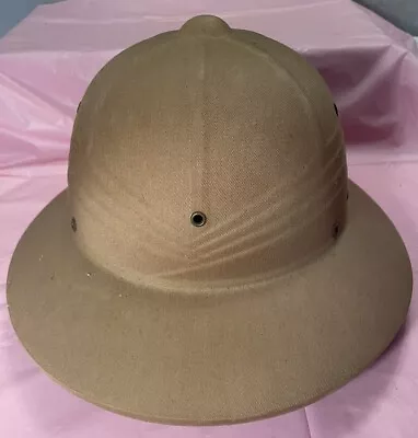 Vintage 1948 Hawley Products Co. Pith Helmet USA Military Sun Safari Hard Hat • $49.99