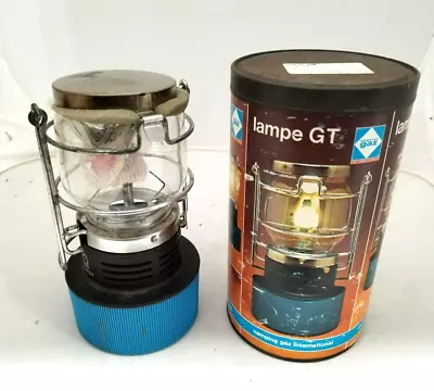 Vtg Camping Gaz Lampe GT Boxed Lantern / Fishing / Hiking / Camping Retro • £20