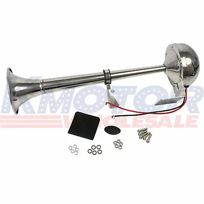 Air Horn Single Trumpet Electric Horn 12V 390mm For Marine Truck Train Car Boat • $33.94