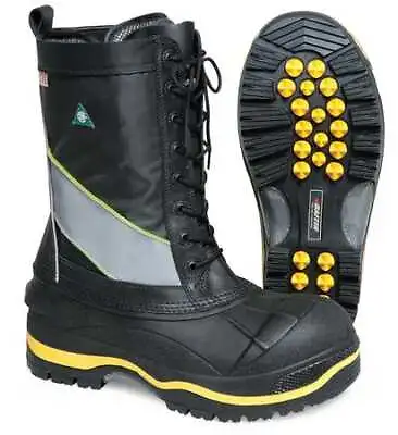 Baffin Pola-Mp01-Bk2 Winter BootsMens10LaceSteelPr • $198.99