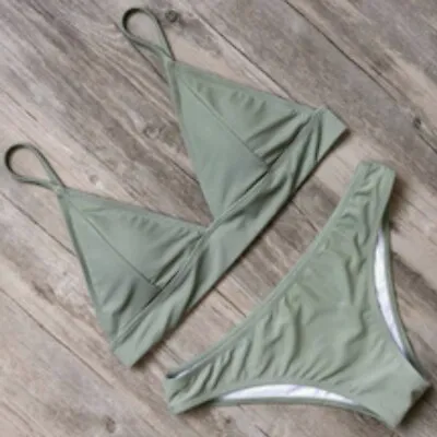 £8 • Buy Khaki Triangle Bikini