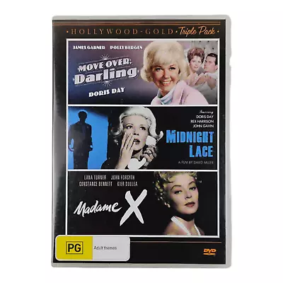 DORIS DAY: Move Over Darling / Midnight Lace / Madame X DVD BRAND NEW SEALED • $9.62