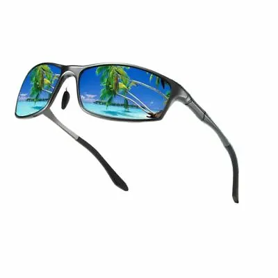 $22.56 • Buy NEW Men's Full Frame Aluminum Magnesium UV Protection Polarized Sunglasses