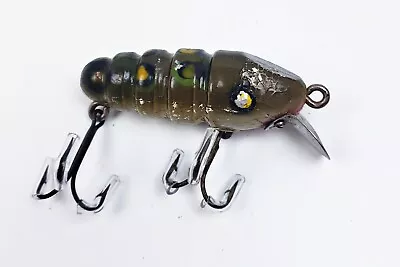 Extremely Rare Eger Bug Lure Raised Tack Eye Frog FL 1940s • $29.88