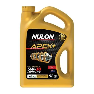 Nulon APEX+ 5W-30 Long Life Engine Oil 5L Full Synthetic APX5W30D1-5 • $57.23