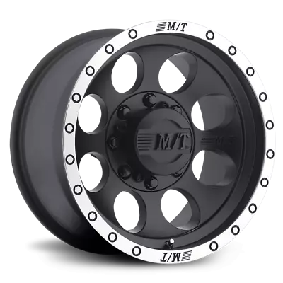 For Classic Baja Lock 17X9 With 5X5.00 Bolt Pattern 4.500 Back Space Matte Black • $299.94