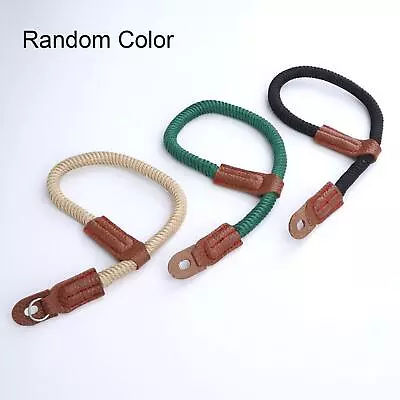Camera Wrist Strap Vintage PU Leather Cotton Connector For Mirrorless Camera • $8.28