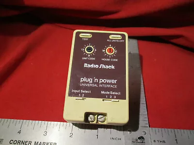 Radio Shack X-10 Powerhouse Universal Interface 61-2687 • $20