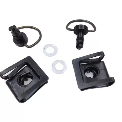 2 PCs Quick Release Dzus Style Motorcycle 1/4 Turn Fairing Fastener 15mm Pins Bl • $9.29