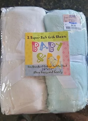 2 Crib Or Toddler Bed Sheets Cozy Super Soft Fleece • $5