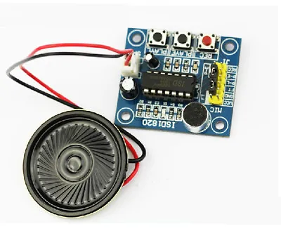 ISD1820 Voice Recording Playback Module Sound Recorder Board With Loudspeaker • $1.88