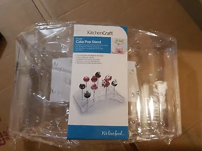 Kitchencraft Acrylic Cake Pop Stand Plastic 24 Cake Pops • £7