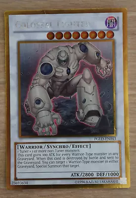 YuGiOh Colossal Fighter PGLD-EN043 Unlimited Secret Rare Yugioh TCG Card • £4.45