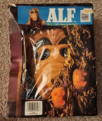 Vintage 1987 ALF Halloween Costume Collegeville Sz S 5-6 YRS Rare Version Of Box • $30