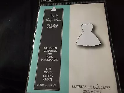 Taylor Party Dress Cutting Die From Memory Box • £3