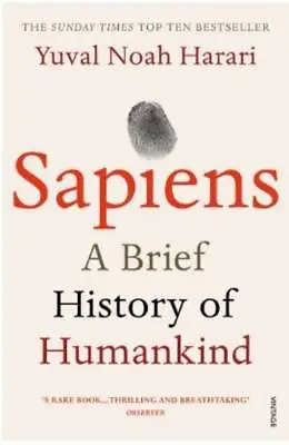 Sapiens - A Brief History Of Humankind  (English Paperback Harari Yuval Noah) • $32.99