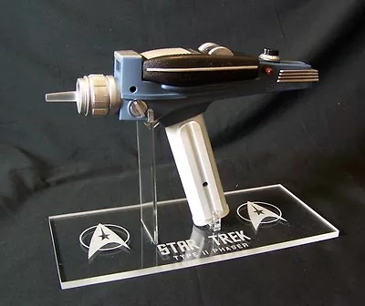 Acrylic Display Stand For Diamond Select Star Trek Classic Phaser Prop Replica • $16.79