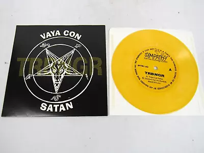 Turbonegro - Vaya Con Satan Repress ( SFTRI 143 ) 7  Yellow Single Punk Rock • $19.94