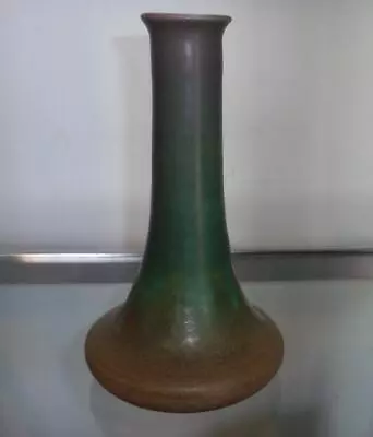 Dryden Original Pottery Vase Matte Green 9.25  Signed And Dated 2000 • $29.95