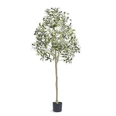 VEVOR 5 FT Artificial Olive Tree Green Natural Tall Faux Lifelike Fake Plant • £34.75