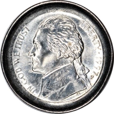 $200 • Buy 1997-P 5C Brockage Jefferson Nickel UNC K15805
