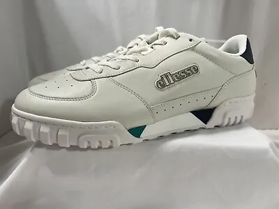 Ellesse Men’s Tanker LO LTHR AF Off White Athletic Sneakers Lace Up Shoes 10 New • $100