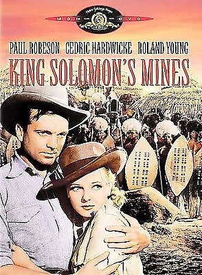 King Solomon's Mines -Paul Robeson Cedric Hardwicke Roland Young -NEW 1937 DVD • $8