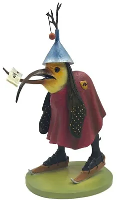 Bird With Letter Wearing Skates Hieronymus Bosch Figurine Statue 10.5H Fantasy • $115