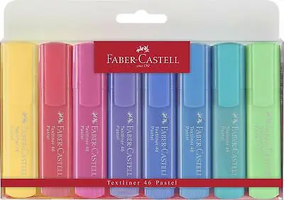 Faber Castell Pastel Highlighter Textliner Marker Pen In Assorted Colors -8 Pack • $14.50