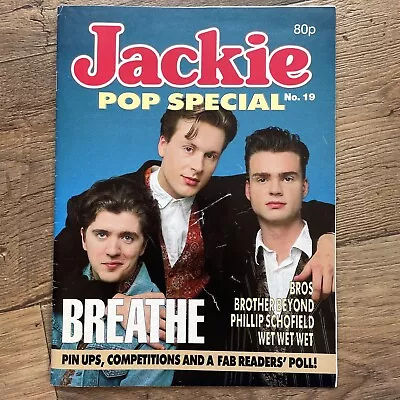 Jackie Magazine Pop Special 1988 Breathe*Bris*Wet Wet Wet*Brother Beyond • £15