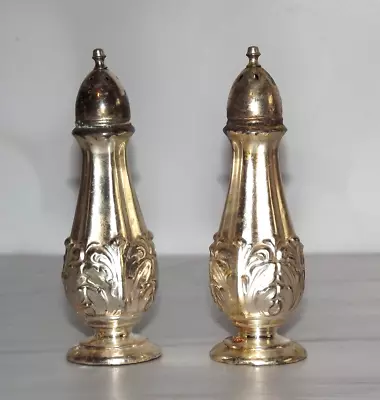 Vintage W.B. Mfg Co. (Weidlich Bros) Silver Plate Salt & Pepper Shakers • $8.99