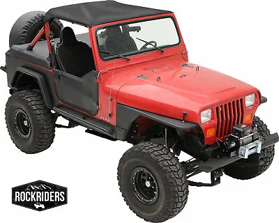 1987-1991 Wrangler YJ Bimini Bikini Top In Black Crush Vinyl 90801 • $68.99