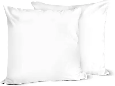 Euro Size Pillow Protectors (Set Of 2) - European Square 26X26 Pillow Covers Wat • $26.66