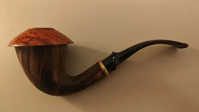 Handmade Briar Calabash Brown Pipe 9mm Filter - Free UK Delivery • £114.99