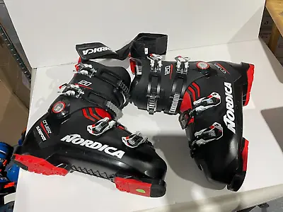 NORDICA Cruise 120 (S36) Mens Black Red Snow Skiing Boots 28.5 325mm Ski 285 • $135