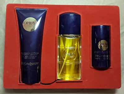 Opium Pour Homme 100ml By Yves Saint Laurent Vintage Set • $299