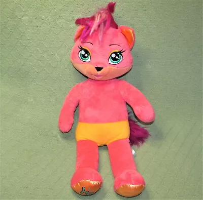 Build A Bear Honey Girls Misha 20  Orange Pink Fox Stuffed Animal Plush Doll Toy • $18.75