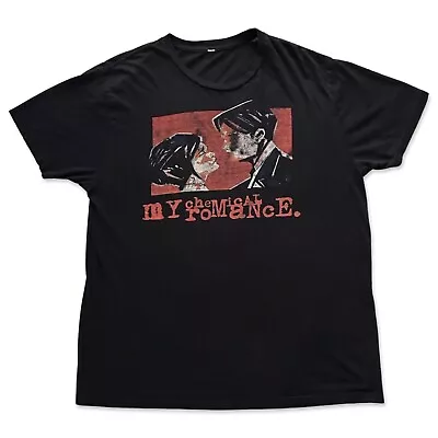 My Chemical Romance Y2K Black Shirt Mens Size XL • $16.80