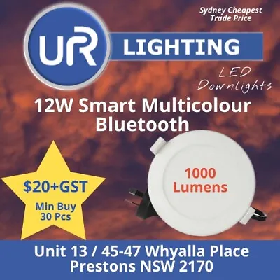 Smart LED Downlights| Strips| Zigbee| Bluetooth| RGB + CCT Tri Colour • $35