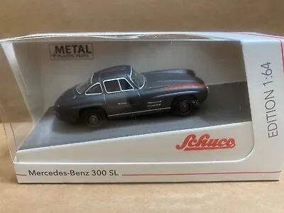 1/64 Schuco Mercedes-benz Mb 300 Sl Custom Dull Dark Grey • $16.99