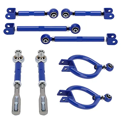 Rear Camber Kit + Traction Control Arms Tension Rods For Nissan 240SX S13 89-94 • $219.77