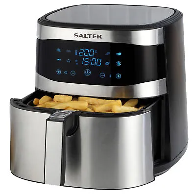Salter Air Fryer Large 8L Healthy Cooking Non-Stick Digital Control Timer 1800W • £99.99