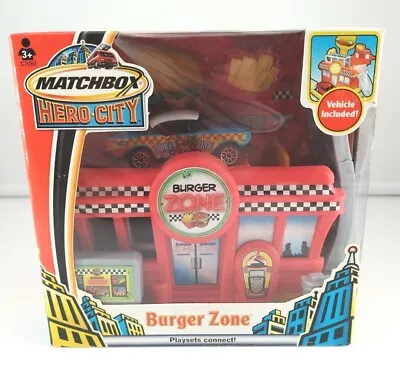 2004  Matchbox Burger Zone Adventure Set Factory Sealed Box • $18