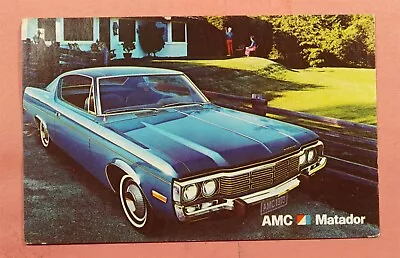 Dr Who 1973 Canada Amc Matador Car Advertising Postcard Toronto To Usa 109020 • $0.50