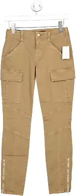 J Brand Beige Houlihan Skinny Crop Cargo Jeans BNWT -W24 • £11.50