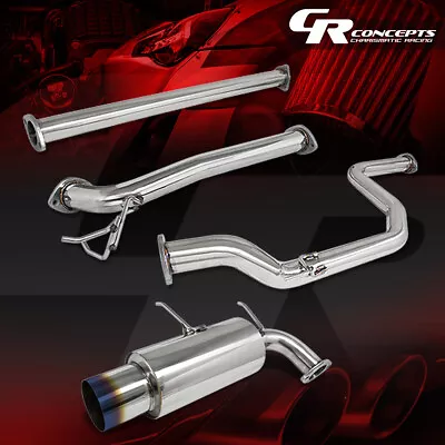 4.5  Muffler Burnt Tip Catback Exhaust Race System For 90-93 Acura Integra Da/db • $158.95